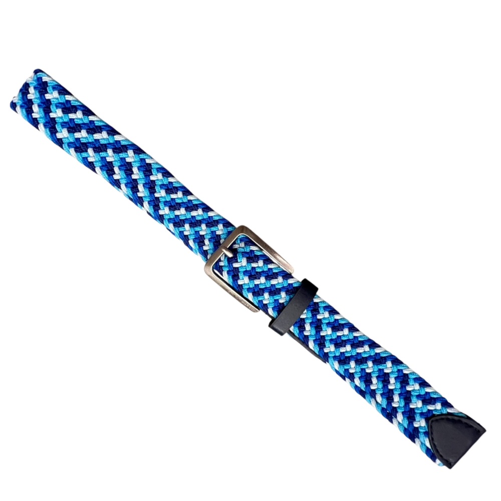 TOMMY HILFIGER Elastic Braided Belt Blue 34-35”